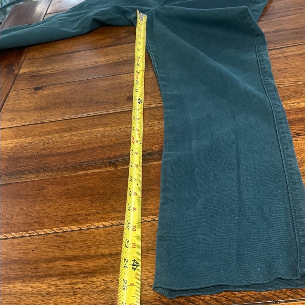 Levi's Mid Rise Skinny Jeans Size 6M Rare Dark Teal Green black silver tab - Picture 10 of 12